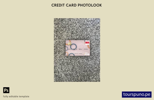 listo para imprimir plantilla frontal de aspecto fotográfico de tarjeta de d 235